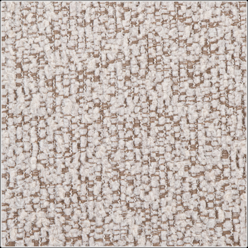 Ottoman Set in Fabric, Fabric - Light Brown