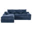Boneless L-Shaped Modular Sectional Living Room Sofa Set,2 Pc Free Combination & Installation Free-1541849259