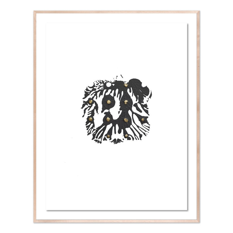 Gray Golden Imprint Print by Anne Mersmann, Natural, 60" H x 47" W x 2.5" D