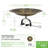 Three Hares Birdbath with Over Rail Bracket