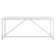 Strut Walnut Metal Base Dining Table