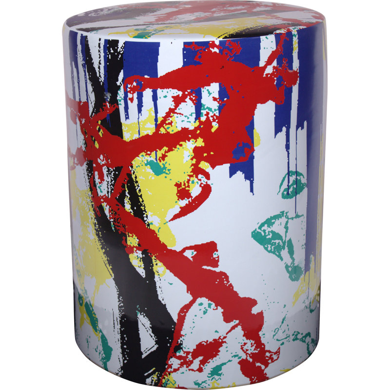 Attar Ceramic Accent Stool