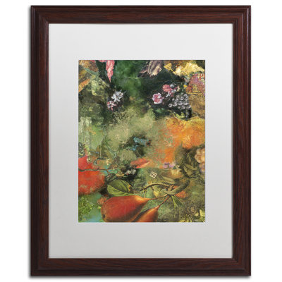 "Oregon Pears" by Kaeya Framed Graphic Art