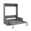 Queen Size Murphy Bed With Cushion-2045932399