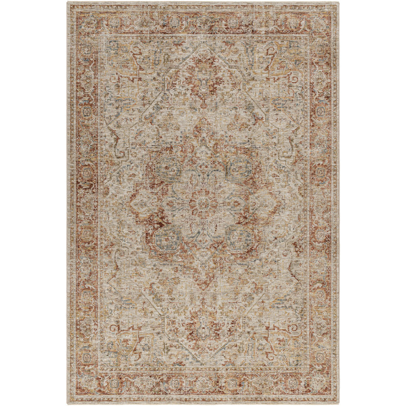 Oriental Indoor Rug, Round 6'7"
