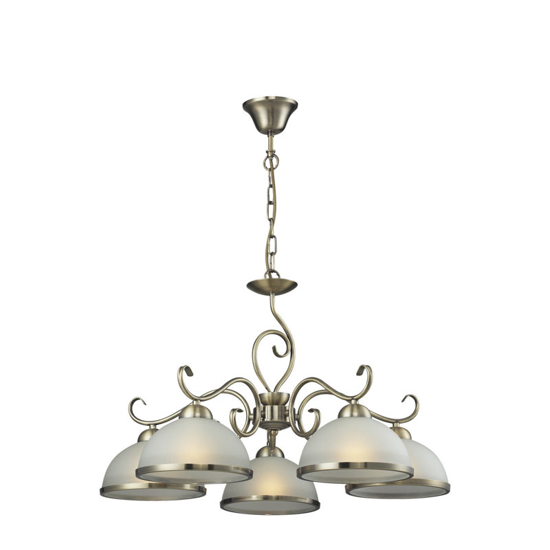 Angie 5 - Light Shaded Chandelier