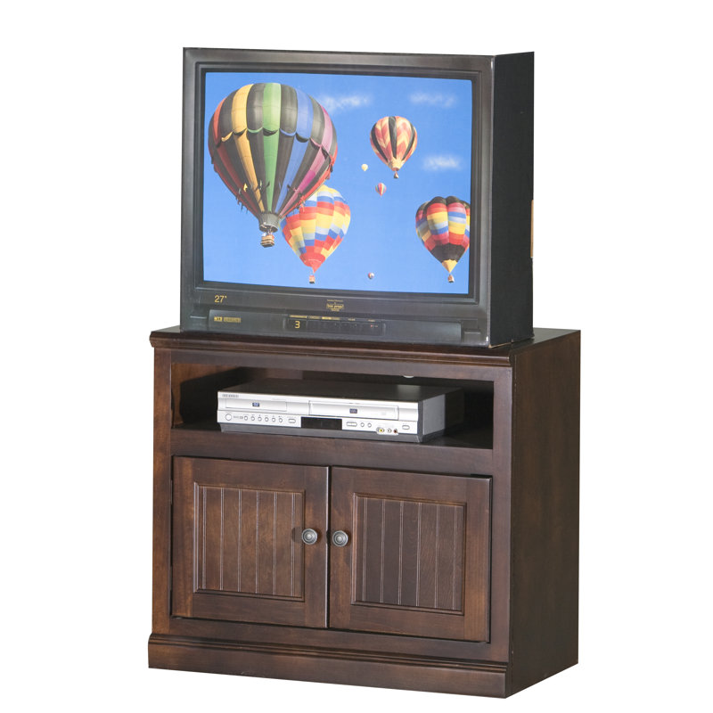 Meuble télé pour téléviseur de 32 po ou moins Aowyn, Mousse au chocolat, Bois