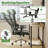 Mersed Office Chair Ergonomic Office Chair with Adaptive Lumbar Support, Mesh Computer Desk Chair with High Back, Adjustable Headrest&Tilt Function, Rolling Work Swivel Task Chairs with Wheel 3D Armrests-1261074539