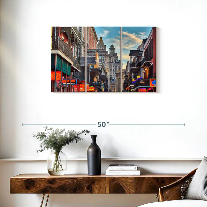 Sebbie Bourbon Street Bars, 20" H x 33" W