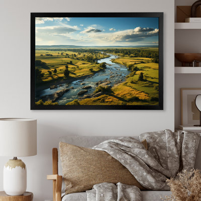 " Green Blue Illinois Landscape "