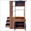 Armoire de rangement avec tablettes multifonctionnelles, organisateur d'entrée en bois moderne pour le couloir et le salon-1263308665