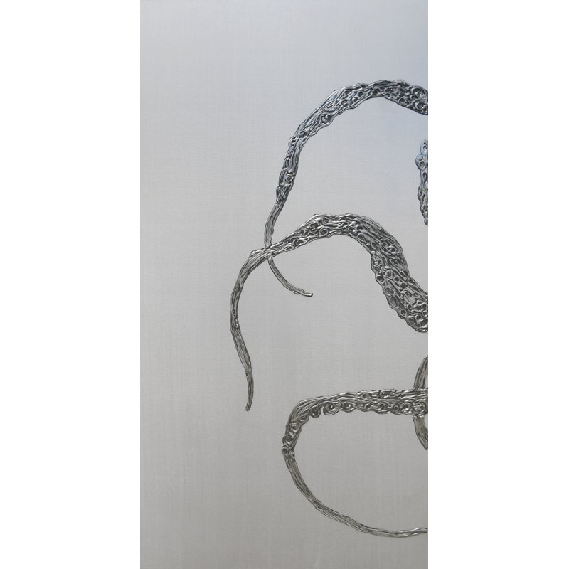 «Octopus in Iron I» par L. Bodine - impression sur toile tendue, Couche de verre