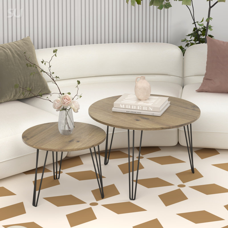 Nesting Coffee Table, Brown