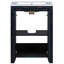 Vintage Bathroom Vanity With Ceramic Sink And Ample Storage
