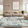 Bazzinotti Cream/Blue Area Rug