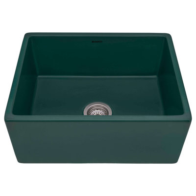 23'' L Double Bowl Fireclay Kitchen Sink