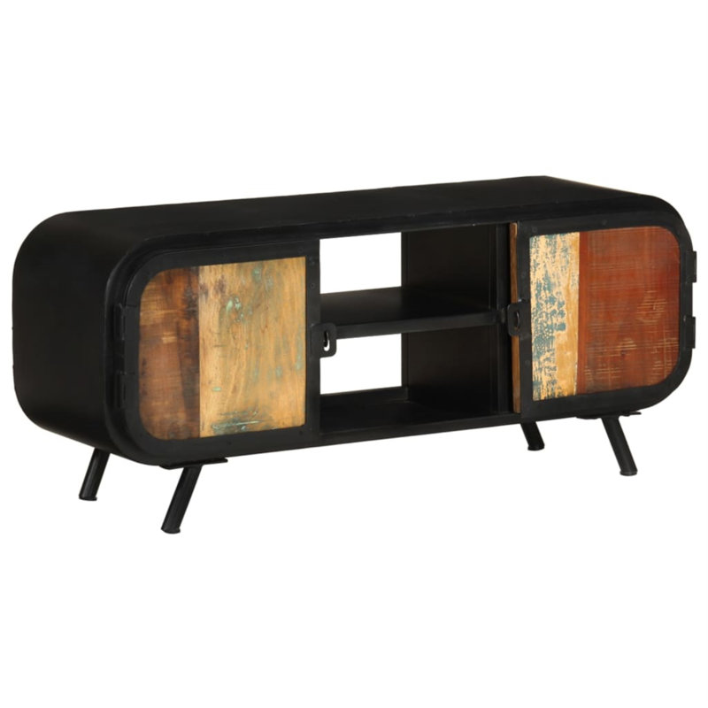 Meuble télé Console console Meuble télé Meuble télé en bois massif récupéré, Bois massif récupéré