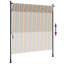 Rideau roulant extérieur vidaXL en acier jaune et blanc, polyester-98912587-98912589