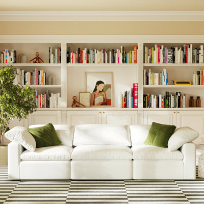 Wonardo 118'' Upholstered Sofa