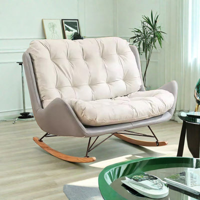 Chaise berçante de salon à bascule Nordic Light Luxury