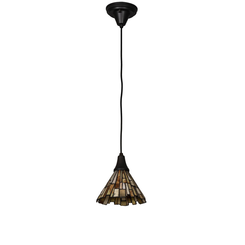 Luminaire suspendu conique à 1 lumière Silve