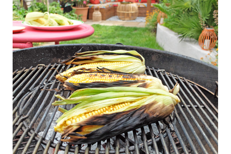 würzige maiskolben vom grill