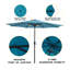 Parasol de marché octogonal 9 pi Riya-1049646814