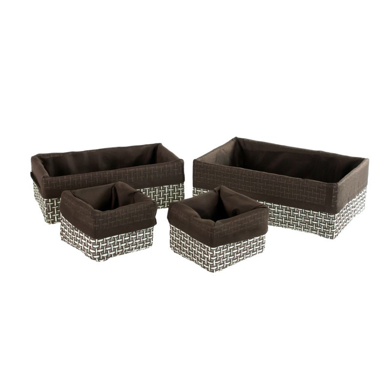 Lavanda Fabric Laundry Set, Moka