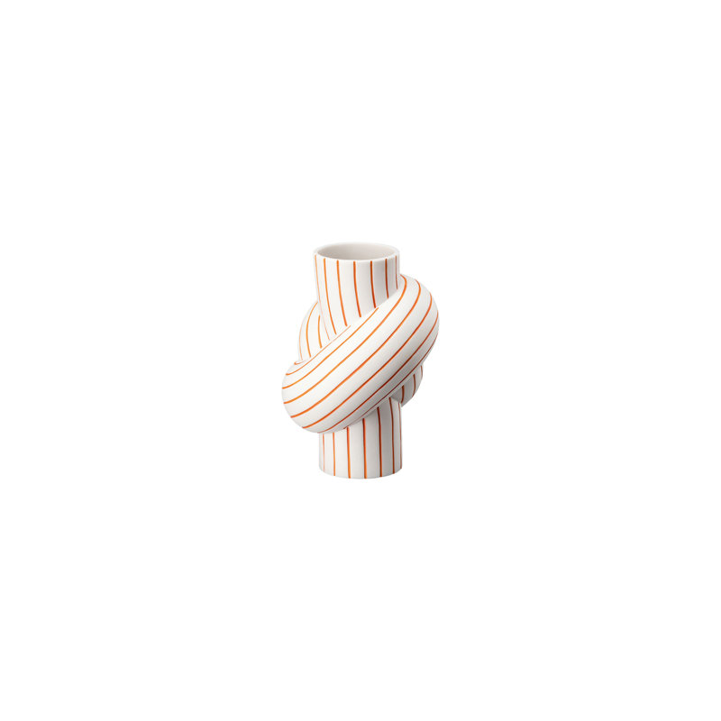 Node Porcelain China Table Vase, Mango