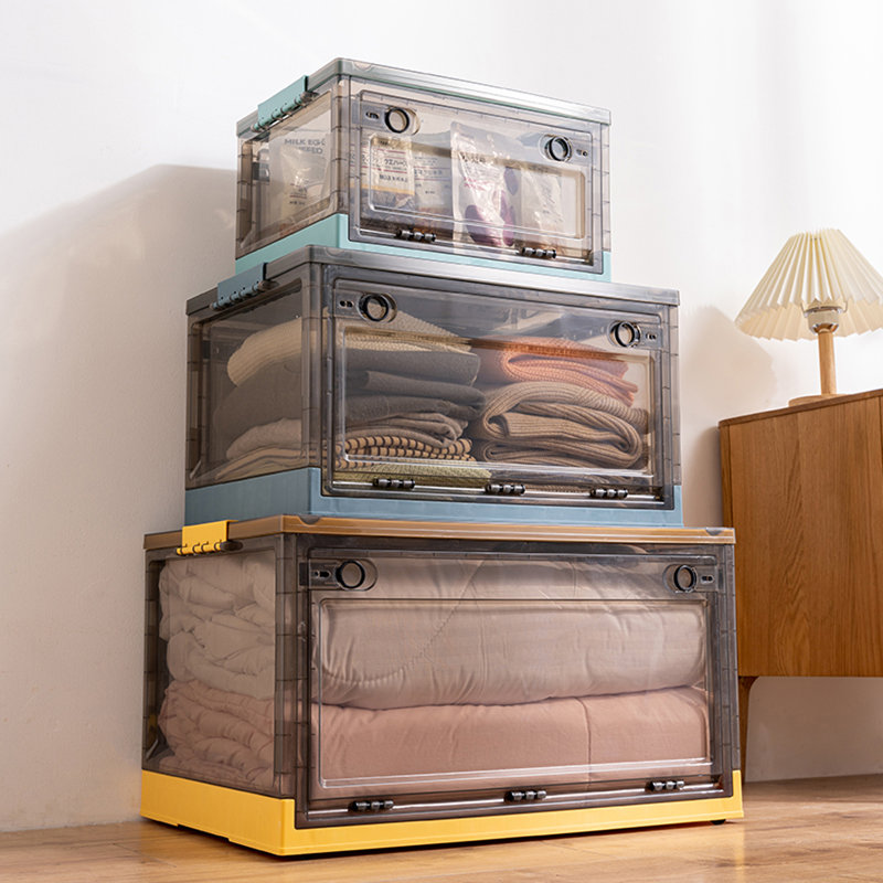 ColorSize Stackable Storage Container, 13" H x 23.5" W x 16.5" D, Blue