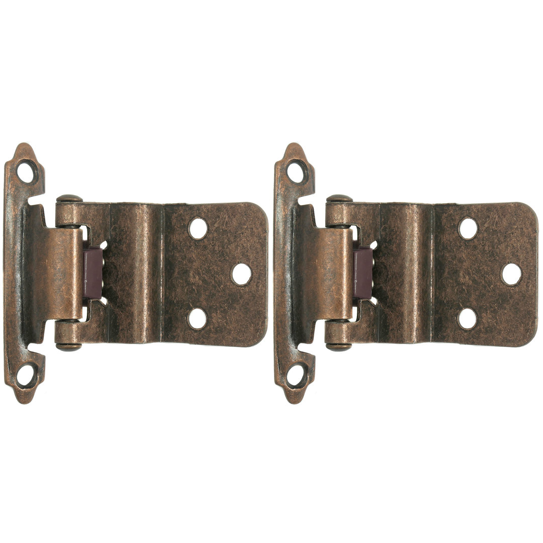 3" H x 2" W Inset Self-Closing Single Door Hinge Laurey