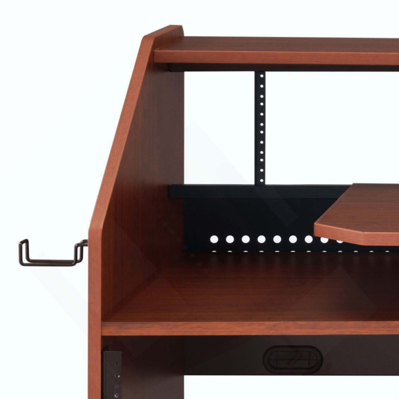 Bureau de musique avec plateau de table durable et amplement de rangement pour les espaces de travail créatifs