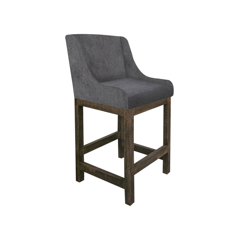 Tabouret Cabo Arlinda Pegan, Tabouret de bar (siège d’une hauteur de 30 po), Gris