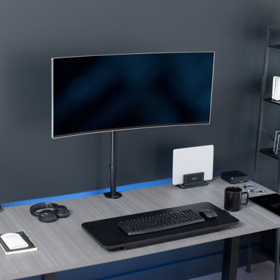 Support de bureau très haut à moniteur unique