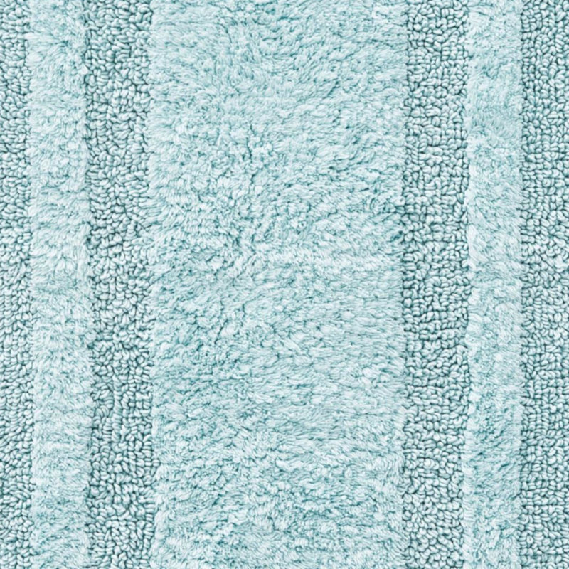 Eddie Bauer Logan Cotton Bath Rug Runner, Turquoise, 60" L x 22" W