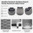7 Person Outdoor Patio Hand-Woven Rope Powder-Coated Aluminum Sofa Outdoor Conversation Set For Bistro Garden Balcony Porch Deck Backyard Cafe-111056561-111056562