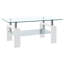 Table basse Table de bout Canapé Table Meuble de salon Verre trempé-1536448135