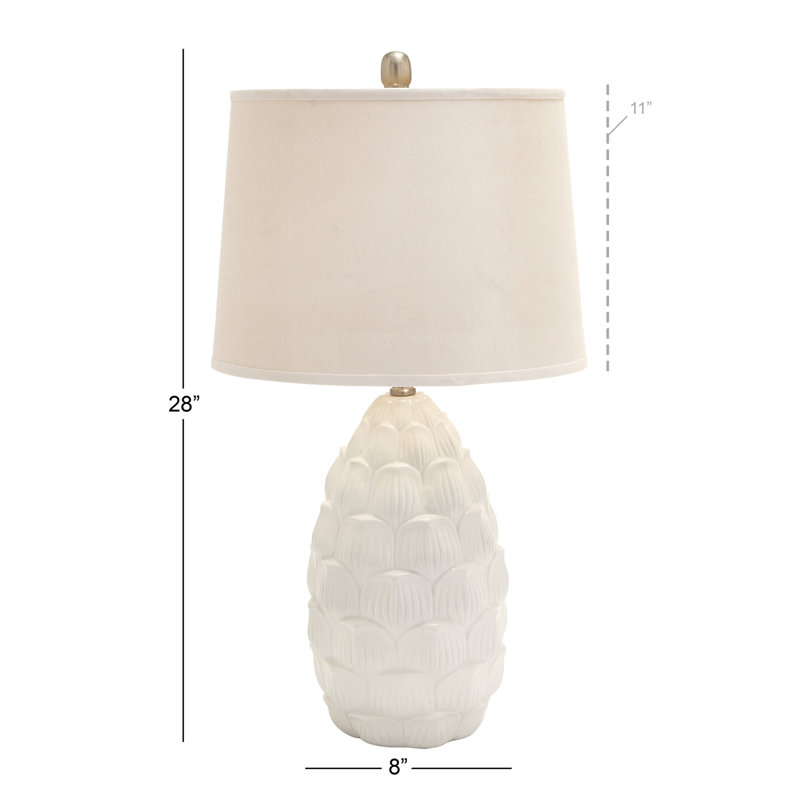 Shutt 28" Table Lamp Set, White