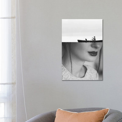 The Edge by Kiki C Landon - Wrapped Canvas Print