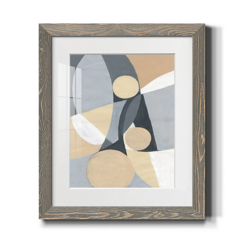 Nature's Drama II - impression, H 24 po x l 18 po x P 1,5 po, Grey Framed, Blanc