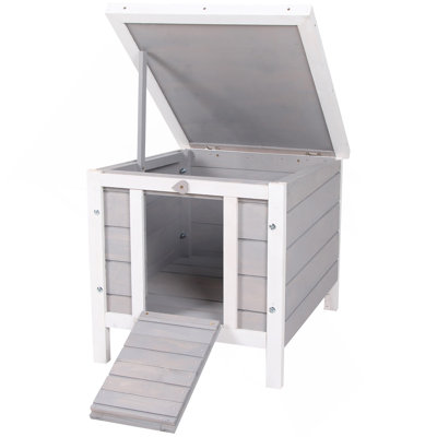Cage à lapin en bois Pawhut