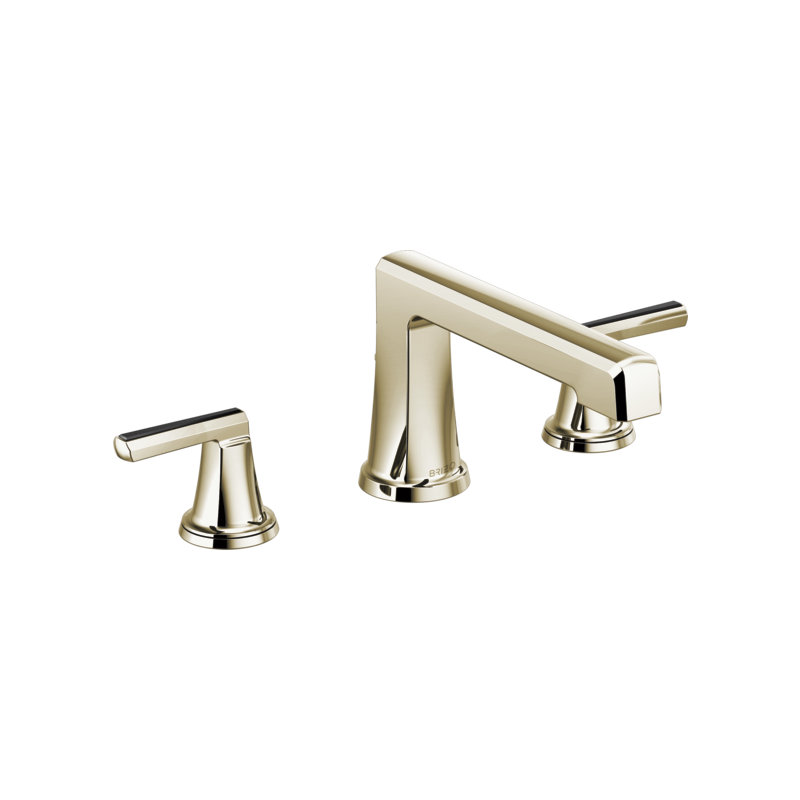 Levoir® Two-Handle Wall Mount Lavatory Faucet - Less Handles, Lever, Luxe Gold