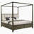 Sundance Dark Cocoa Queen Canopy Bed