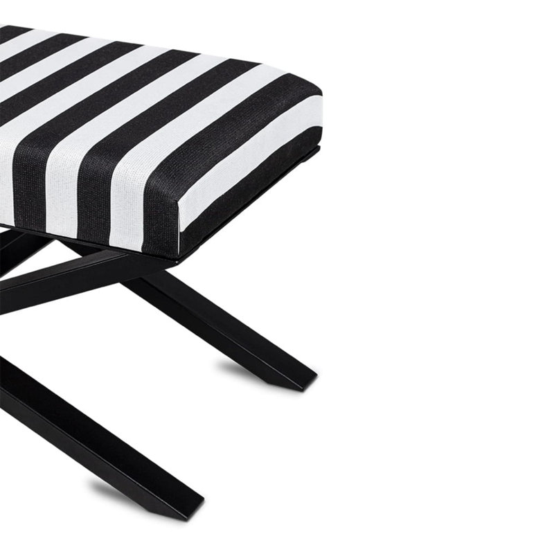 Fugatt Velvet Upholstered Bench, H40 x W50 x D30cm