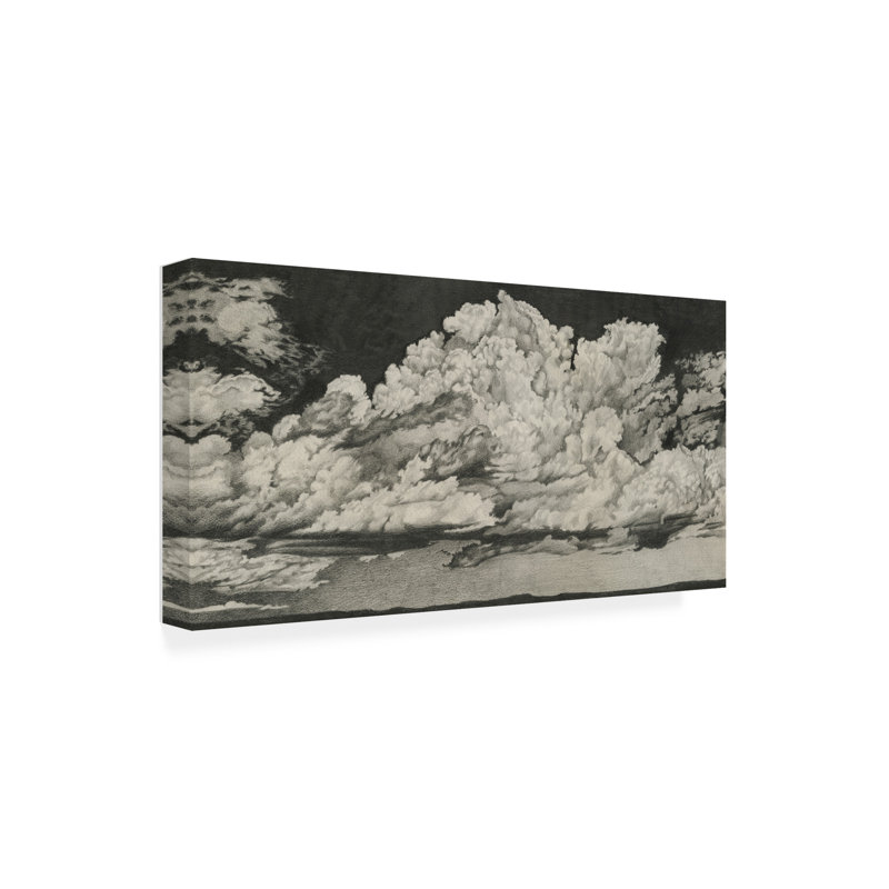 «Clouds On Fire III» sur toile, H 24 po x l 47 po
