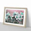 White Cherry Blossom Tree in Bloom - Picture Frame Painting Print-56739302-56739298