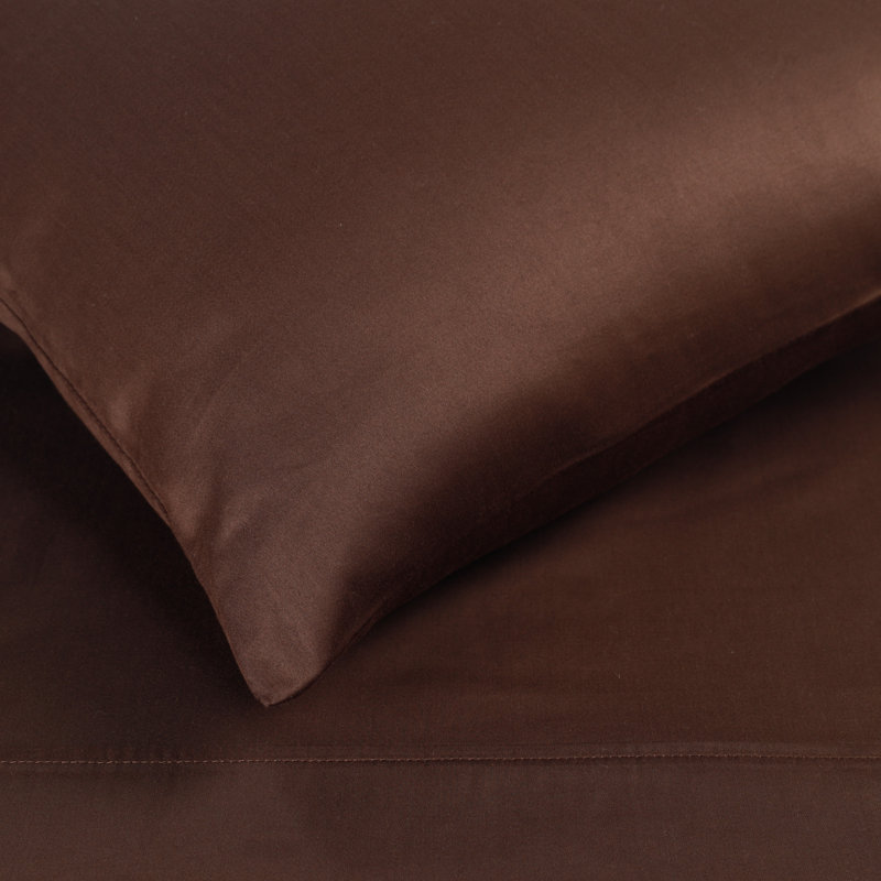 Ensemble de draps 300 po, Ensemble de literie pour très grand lit divisé, Moka