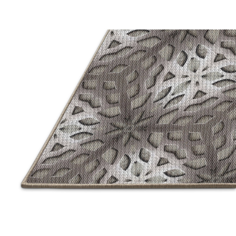 Geometric Indoor Rug, Rectangle 6' x 9'
