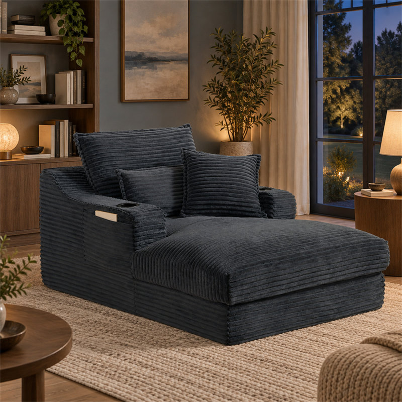 47.2 " Corduroy Sofa