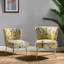 Amata Wooden Upholstery Armless Accent Chair-2062122467